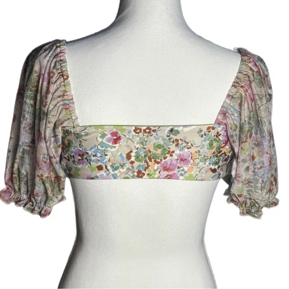 Isabella Rose Liberty Lane Fashion Swim Top with Front Tie NWT Size L - Picture 3 of 8